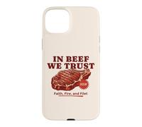 in Beef We Trust Barbecue Humoristique pour Papa Coque pour iPhone 15 Plus