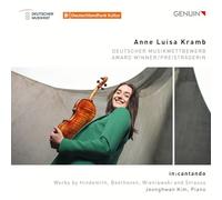 in:cantado. Œuvres pour Violon d'Hindemith, Beethoven, Wieniawski et Strauss. Kramb, Kim. [Import]