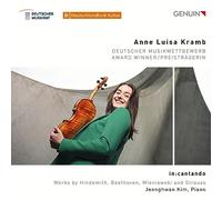 in:cantado. Œuvres pour Violon d'Hindemith, Beethoven, Wieniawski et Strauss. Kramb, Kim. [Import]