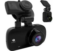 In-Car Dashcam with WiFi 2K+1080P Front & Rear Dual Lens 2.7 Inch 155° Wide Angle Camera Loop Recording Parking Mode External Storage Support 256GB