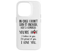 in Case I Don't Say It Enough Couples Romantic Husband Wife Coque pour iPhone 14 Pro