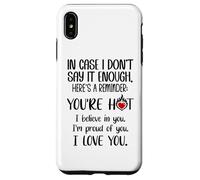 in Case I Don't Say It Enough Couples Romantic Husband Wife Coque pour iPhone XS Max