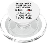 in Case I Don't Say It Enough Couples Romantic Husband Wife PopSockets PopGrip pour MagSafe