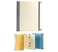 in Case I Go Missing Binder, If i Die Binder Organizer Folio Folders with Pockets for Office Important Documents Expanding Organizer (kaki épais)