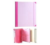 In Case I Go Missing Binder, If i Die Classeur folio avec poches pour documents importants de bureau (rose épais)
