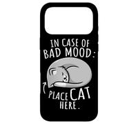 in Case of Bad Mood Place Cat Here Chats Coque pour iPhone 17 Pro Max
