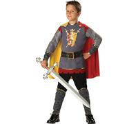 In Character Costumes LLC Ensemble tunique de chevalier loyal pour garon 8-20 ans Argent/bordeaux Taille L