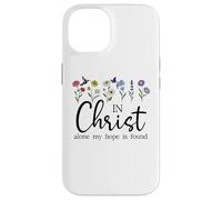 in Christ Alone My Hope is Found John 14:6 Christian Jesus Coque pour iPhone 14