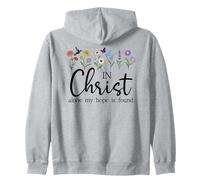 in Christ Alone My Hope is Found John 14:6 Christian Jesus Sweat à Capuche