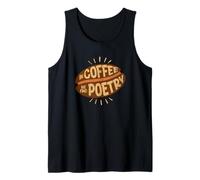 in Coffee we Found-Poetry Une Tasse de café est de la poésie Débardeur