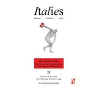 In corpore sano Exercices du corps et représentations du sport dans la culture italienne - Judith Obert - Publication Universite Provence - broché - Revue