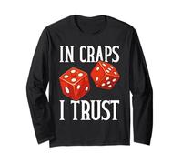 in Craps I Trust Jeu de Hasard Dés de Casino Manche Longue