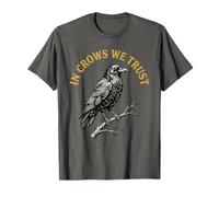 in Crows We Trust Corvid Corvid Vintage Amoureux des Oiseaux T-Shirt
