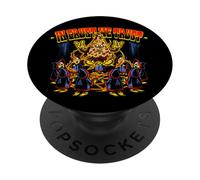 in Crust We Trust/Funny All-Seeing Eye Pizza PopSockets PopGrip Adhésif