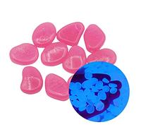 In Decor Glow Lot de 300 galets lumineux pour décoration de jardin, tortue et terrarium (fuchsia, taille unique)