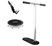 In Do The Trick Scooter Fille Trampoline Scooter, Noir/Argenté, Taille unique