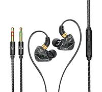 In-Ear Earbuds Wired - 3.5mm In Ear Headphones With Built In , Noise Reduction Earphones, Ergonomic Comfort Fit Audio | Reliable Communication And Entertainment Accessory For Desktop Laptop Music