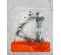 In-Ear Earphones with 3.5 mm Jack Plug-Transparent-with Clip and 10 Earplugs-Earphones for Radio Devices