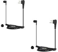 In-Ear Headphones with Microphone,Retractable Coil Earphones Compatible with Motorola CP040 CP140 GP300 GP2000 MAG One A8 HYT TC500 etc Two-Way Radios Headset 2 Pin (2 Pcs)