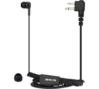 In-Ear Headphones with Microphone,Retractable Coil Earphones Compatible with Motorola CP040 CP140 GP300 GP2000 MAG One A8 HYT TC500 etc Two-Way Radios Headset 2 Pin (1 Pcs)