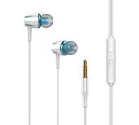 in Ear Wired Headphones - Noise Cancelling, Diaphragm Earphones Glow in The Dark Soft Silicone Wired Earbuds, 3.5mm Jack Headset for Computer Mobile | Tablet Sports Devices