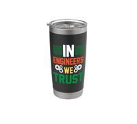 In Engineers We Trust Engineer Engineering Job Titiles Gobelet isotherme en acier inoxydable double paroi