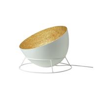 IN-ES.ARTDESIGN lampadaire H2O F (Blanc / Or - acier et Nebulite)