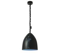 IN-ES.ARTDESIGN lampe à suspension FLOWER S LAVAGNA (Intérieur bleu - Résine effet tableau blanc et nebulite)