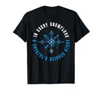 in Every Snowflake Crystal's Science Story Christmas Science T-Shirt Graphique avec Valeur