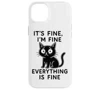 in Fine, Everything is Fine Fun Cat Coque pour iPhone 14 Plus
