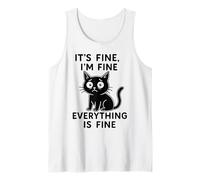 in Fine, Everything is Fine Fun Cat Débardeur