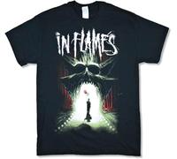 in Flames Balloons US Tour 2018 Black Mens Women T Shirt 100% Cotton New Official Band Merch Manches Courtes(XX-Large)