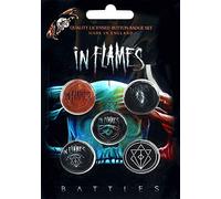 IN FLAMES Battles Lot de Badges multicolore