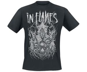 In Flames Buried Time Homme T-Shirt Manches Courtes Noir 100% Coton Regular/Coupe Standard