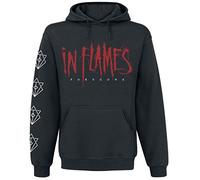 IN FLAMES Foregone Cover Homme Sweat-Shirt à Capuche Noir L