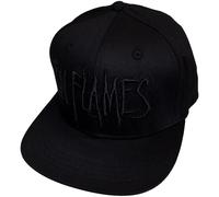 In Flames – Casquette Snapback Logo Flames Noir – Licence officielle – Taille unique