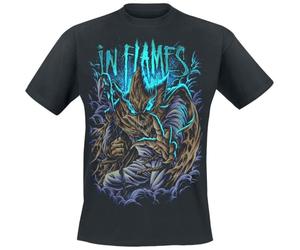 In Flames Out of Hell Homme T-Shirt Manches Courtes Noir 100% Coton Regular/Coupe Standard
