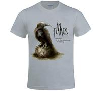in Flames Sounds of A Playground Fading Sport T Shirt for Men O Neck T-Shirt Grey 3XL