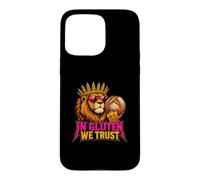 in Gluten We Trust Boule de levain Roi Lion Baker Coque pour iPhone 15 Pro Max