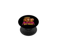 in Gluten We Trust Boule de levain Roi Lion Baker PopSockets PopGrip Adhésif