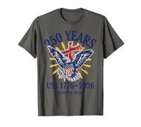 in God We Trust Eagle Cross 1776-2026 États-Unis T-Shirt