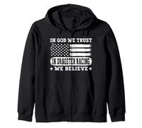 in God We Trust in Dragster Racing We Believe Sweat à Capuche
