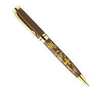 In God We Trust Pen - 15cm God-Blessed Bible Commemorative Pens | Christian GiftPen - Engraved Scripture Cross Design | Inspirational Religious Writing Pen | Gift Box Included