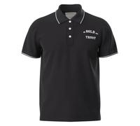 In Gold We Trust - Polo Boris Black - Homme - Tops - Noir - Taille: 3XL