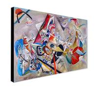 In Grey - Abstrait Bauhaus de Wassily Kandinsky - Toile murale encadrée enveloppée (A1 [32 x 24 pouces])
