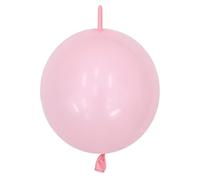 IN-JOOYAA 6 pouces Rose pâle latex connexion ballons 100 ballons à connexion rapide pour la décoration de fête