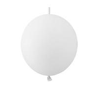 IN-JOOYAA Lot de 100 ballons à maillons blancs 25,4 cm