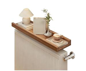 in Legno Mensola Adesiva Resistente per Soggiorno e Camera da Letto 90x12cm/35x4.7in Design Elegante Non Déformable Couleur Marrone