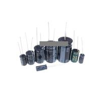 In-line aluminum electrolytic capacitor 2.2UF 50V 100V 250V 400V 450V 20% high frequency low resistance AUOQKQUT(400V 6x12 20pcs)