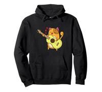 in Love Cat Joue de la Guitare Sweat à Capuche